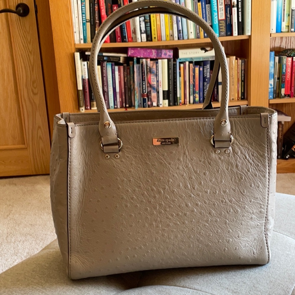 Kate Spade vintage leather tote euc with dust bag